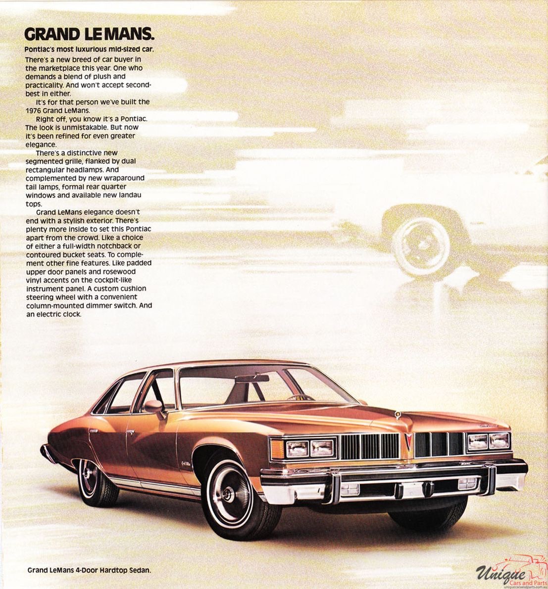 1976 Pontiac Full-Line Brochure Page 7